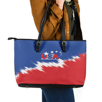 USA Soccer Leather Tote Bag Always Possible Todo Es Posible - Wonder Print Shop