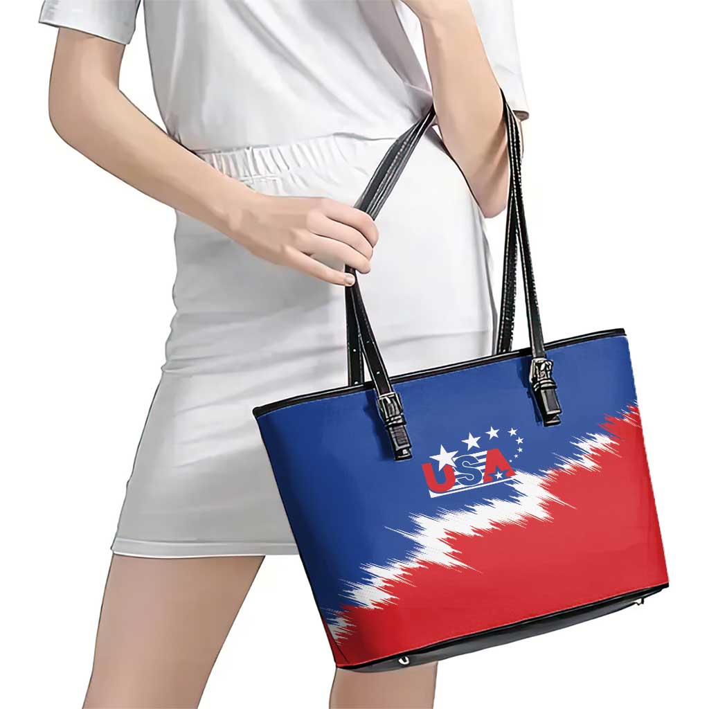 USA Soccer Leather Tote Bag Always Possible Todo Es Posible - Wonder Print Shop