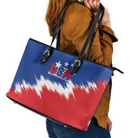 USA Soccer Leather Tote Bag Always Possible Todo Es Posible - Wonder Print Shop