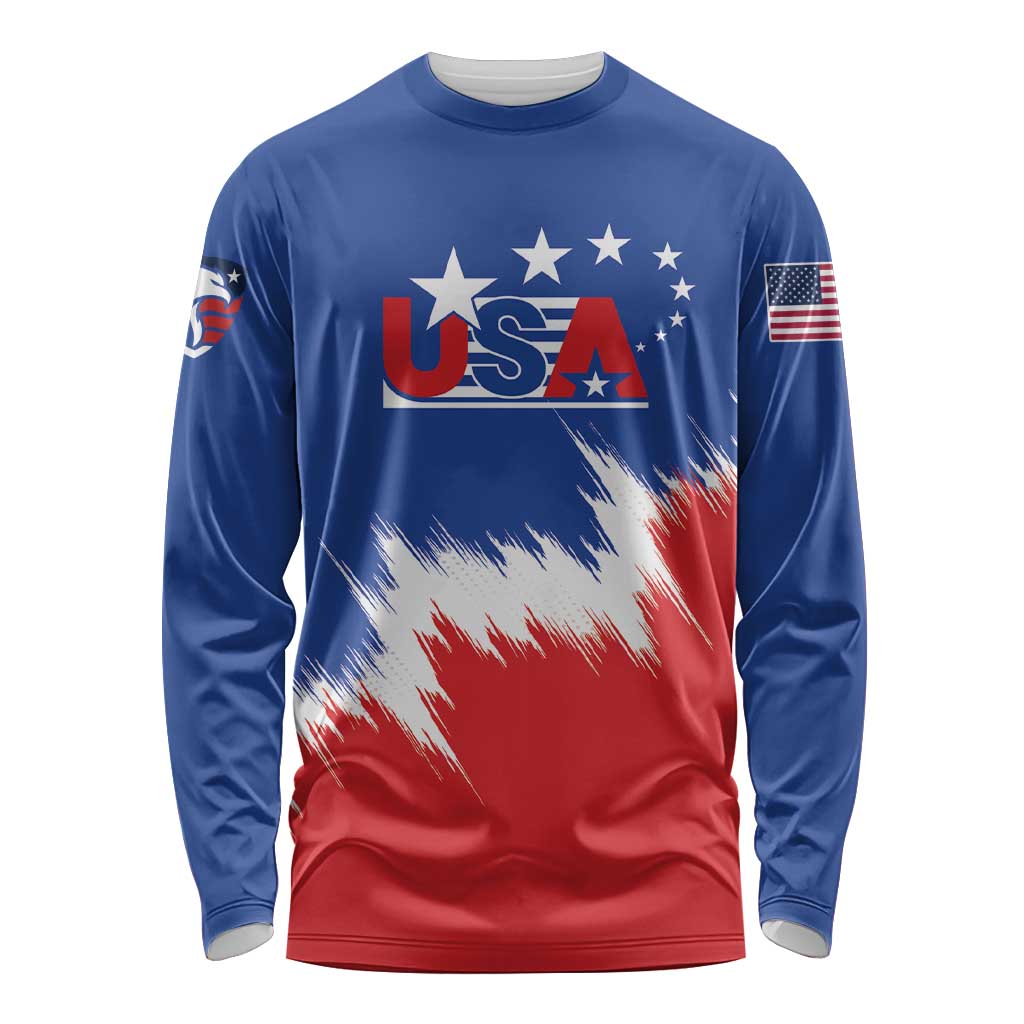 Custom USA Soccer Long Sleeve Shirt Always Possible Todo Es Posible - Wonder Print Shop