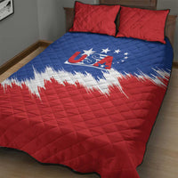 USA Soccer Quilt Bed Set Always Possible Todo Es Posible - Wonder Print Shop