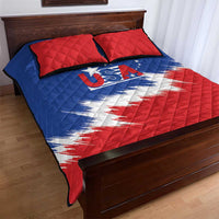 USA Soccer Quilt Bed Set Always Possible Todo Es Posible - Wonder Print Shop