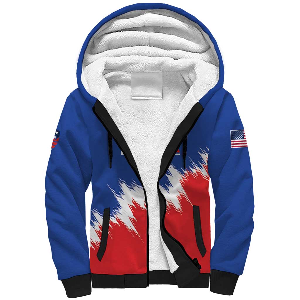 Custom USA Soccer Sherpa Hoodie Always Possible Todo Es Posible - Wonder Print Shop