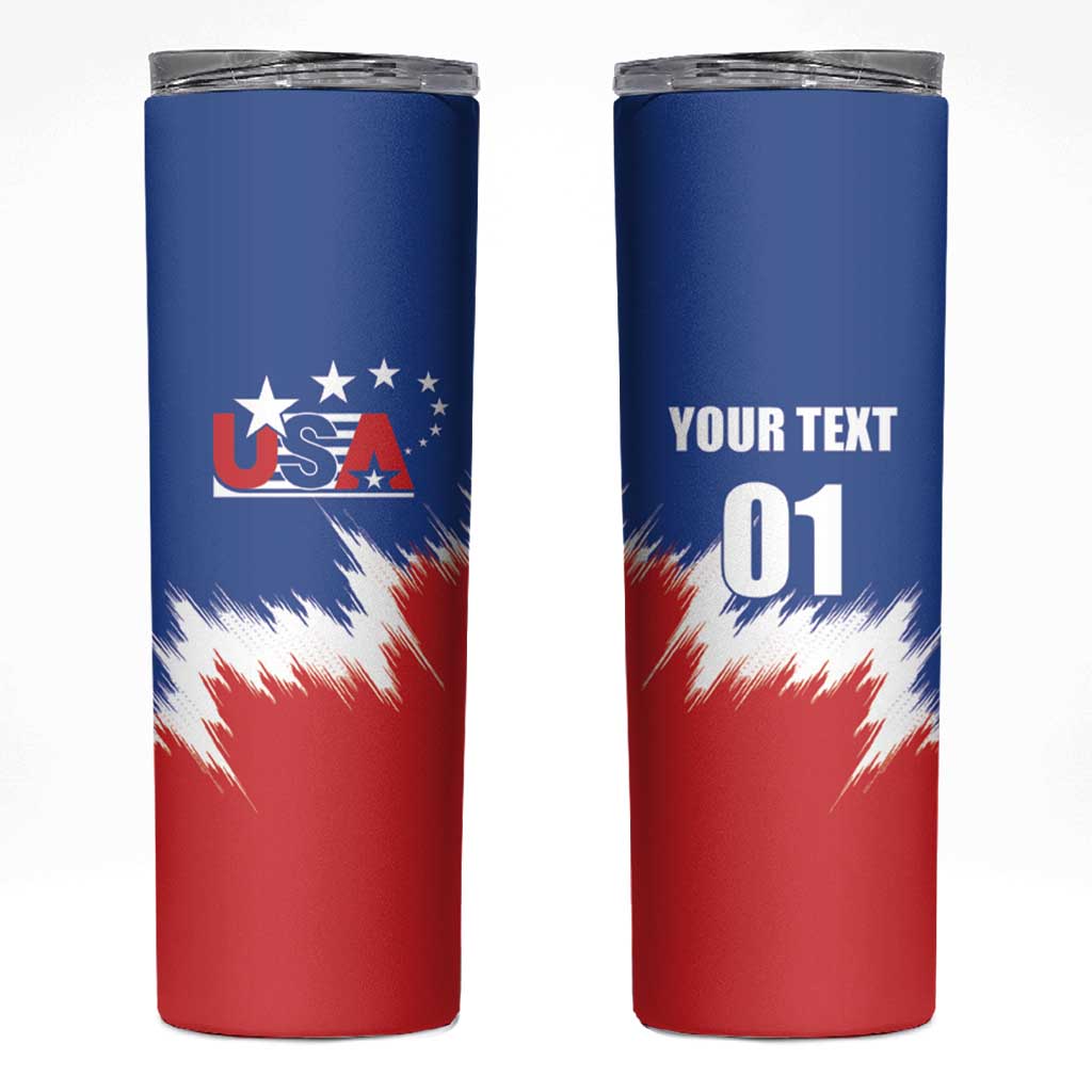 Custom USA Soccer Skinny Tumbler Always Possible Todo Es Posible - Wonder Print Shop
