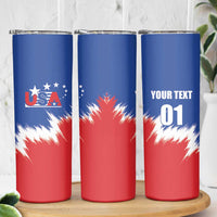 Custom USA Soccer Skinny Tumbler Always Possible Todo Es Posible - Wonder Print Shop