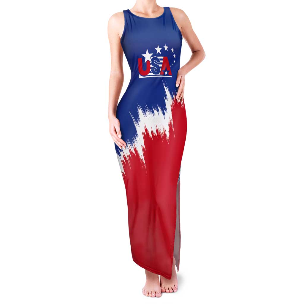 Custom USA Soccer Tank Maxi Dress Always Possible Todo Es Posible - Wonder Print Shop