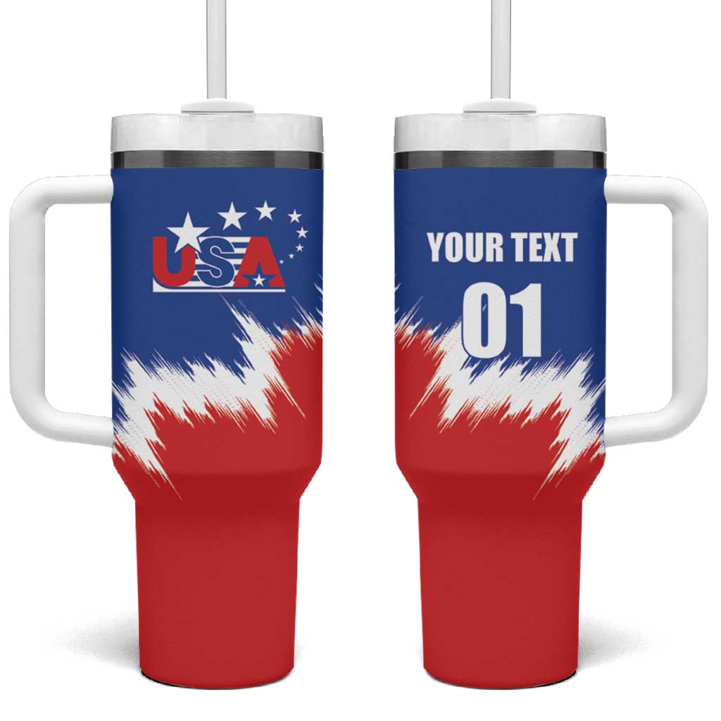 Custom USA Soccer Tumbler With Handle Always Possible Todo Es Posible - Wonder Print Shop