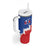 Custom USA Soccer Tumbler With Handle Always Possible Todo Es Posible - Wonder Print Shop