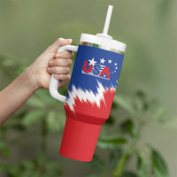 Custom USA Soccer Tumbler With Handle Always Possible Todo Es Posible - Wonder Print Shop