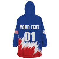 Custom USA Soccer Wearable Blanket Hoodie Always Possible Todo Es Posible - Wonder Print Shop