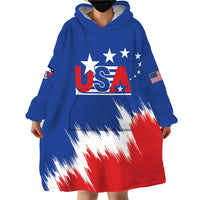 Custom USA Soccer Wearable Blanket Hoodie Always Possible Todo Es Posible - Wonder Print Shop