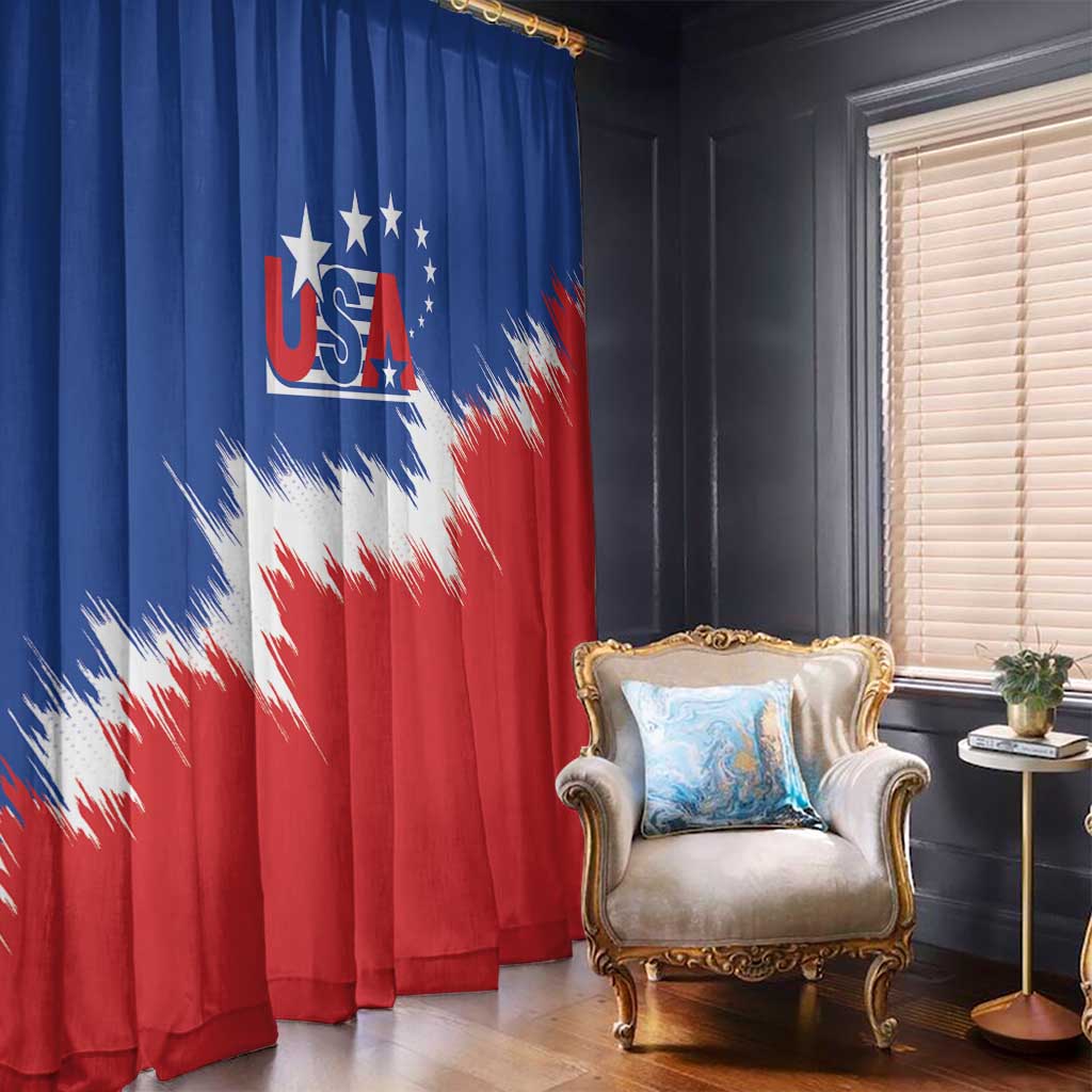 USA Soccer Window Curtain Always Possible Todo Es Posible - Wonder Print Shop