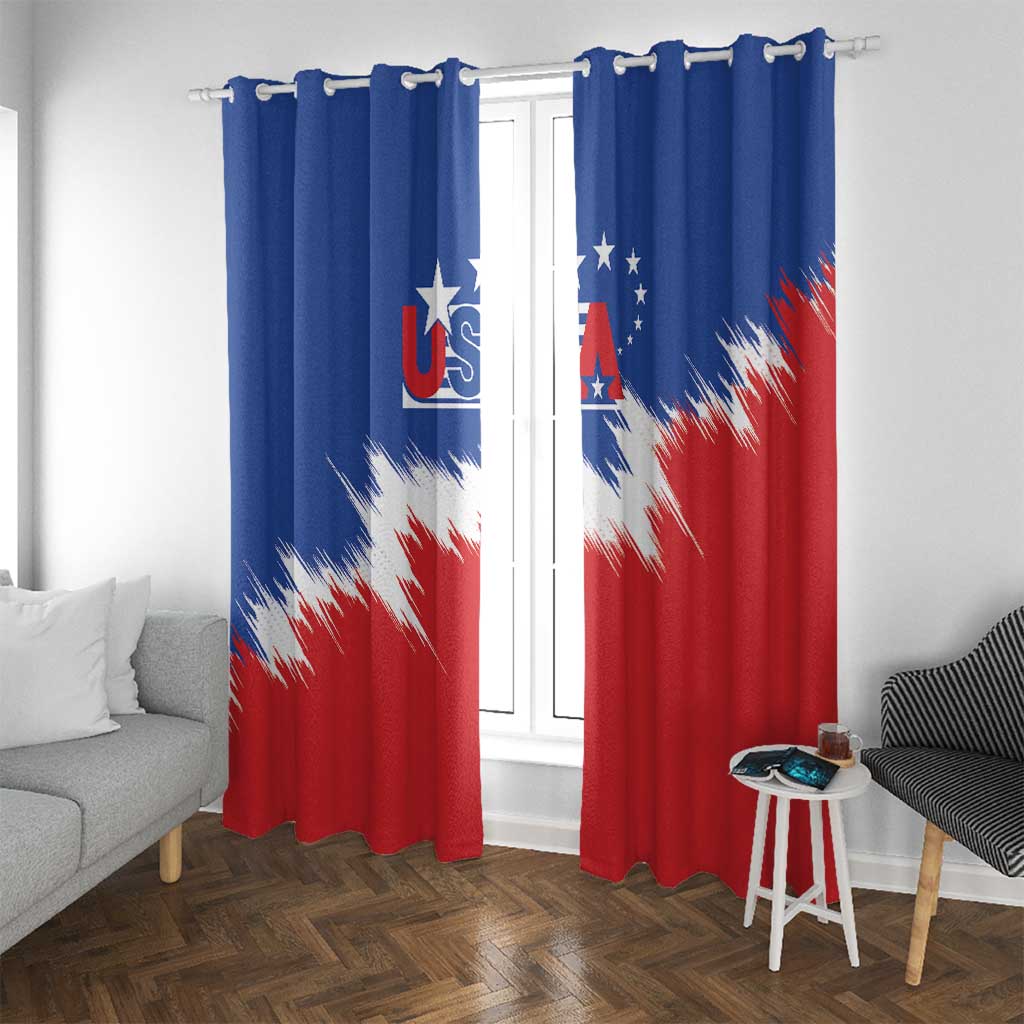 USA Soccer Window Curtain Always Possible Todo Es Posible - Wonder Print Shop