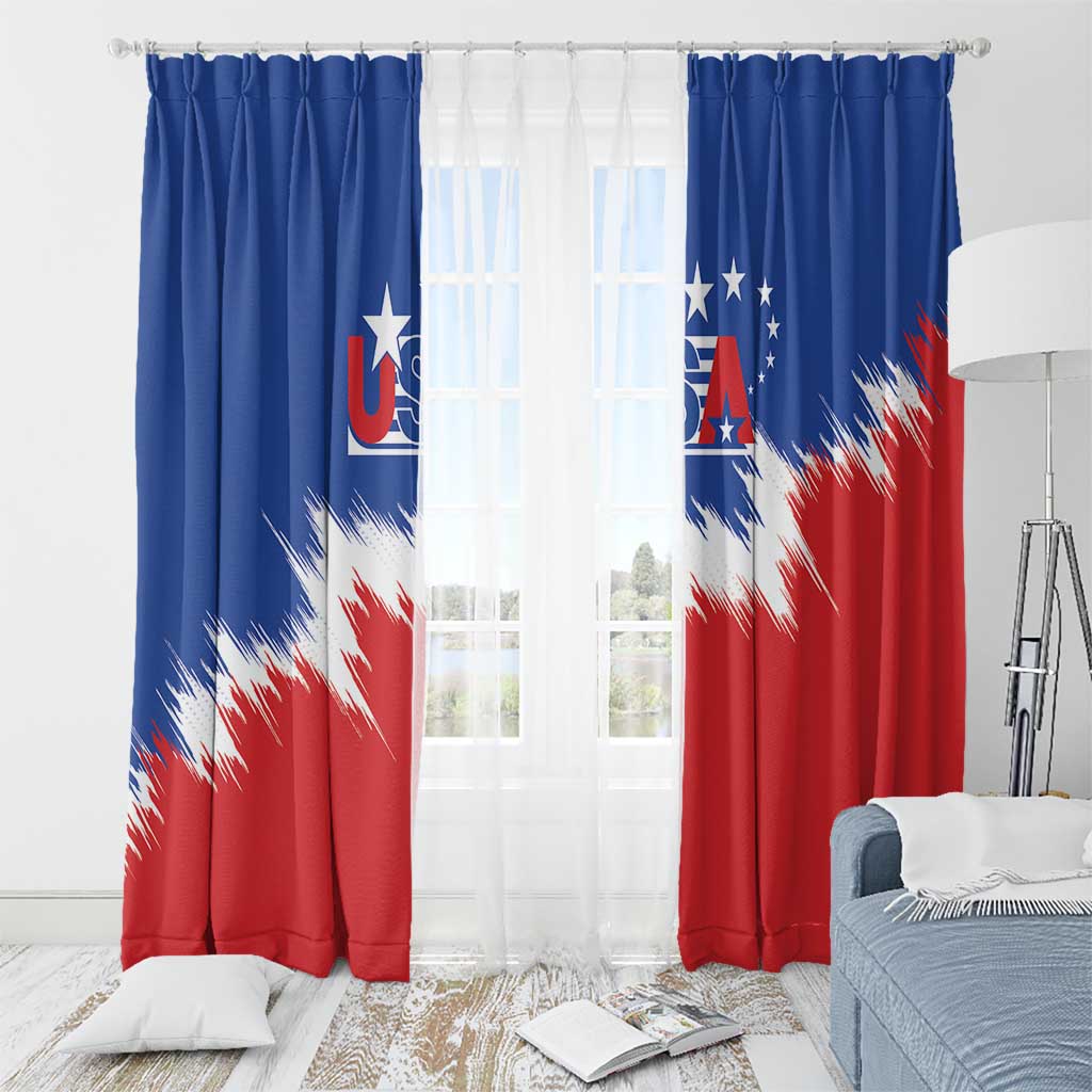 USA Soccer Window Curtain Always Possible Todo Es Posible - Wonder Print Shop