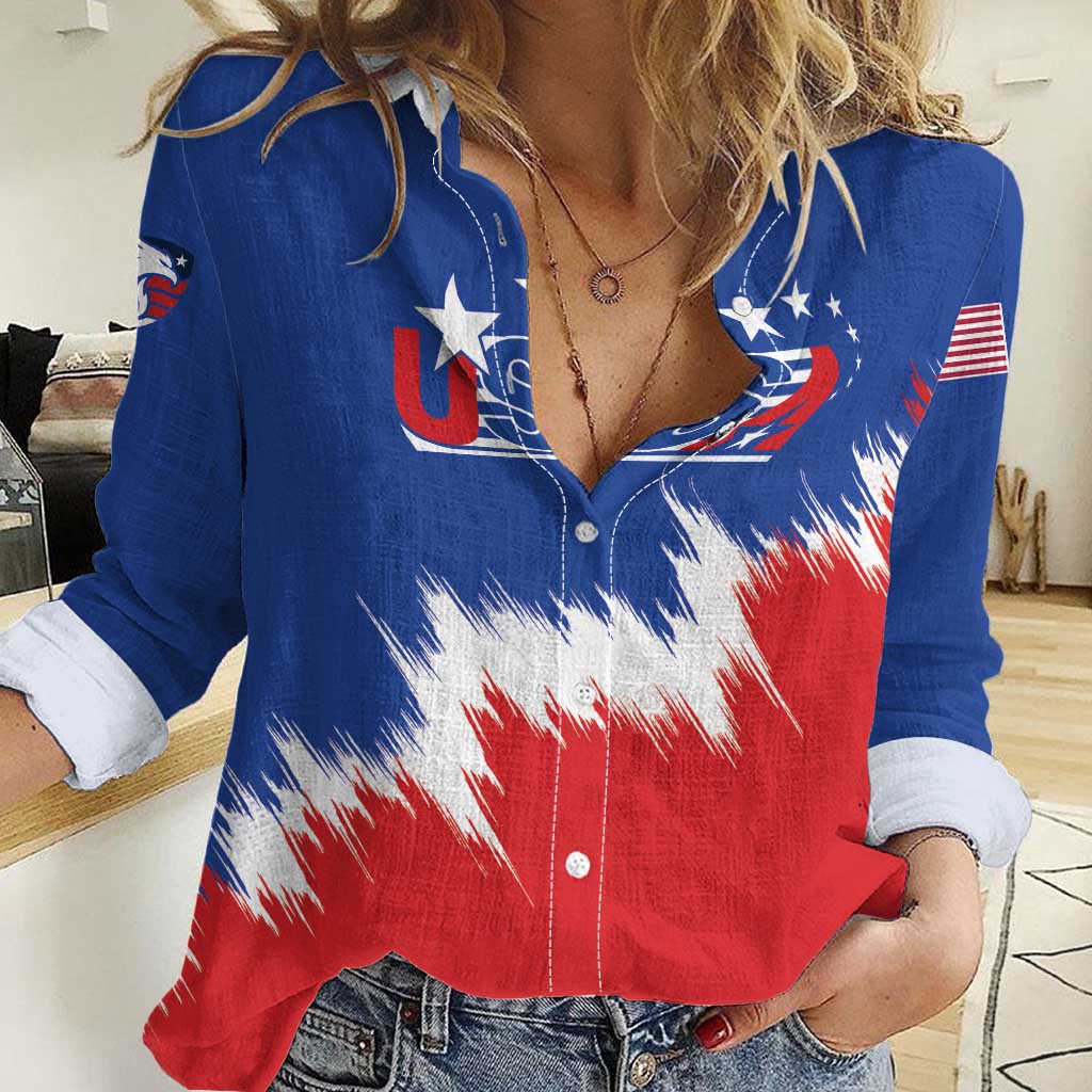 Custom USA Soccer Women Casual Shirt Always Possible Todo Es Posible - Wonder Print Shop