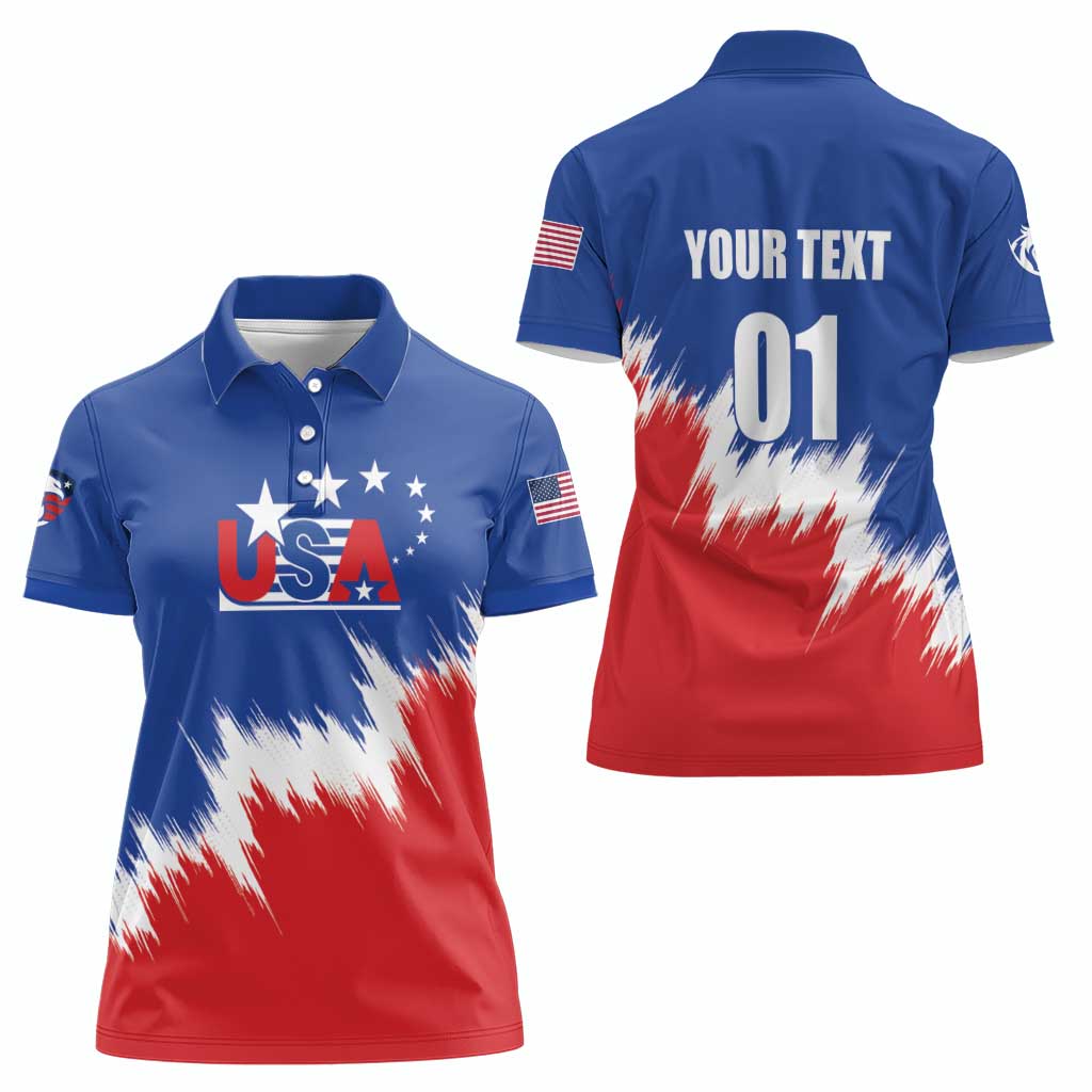 Custom USA Soccer Women Polo Shirt Always Possible Todo Es Posible - Wonder Print Shop