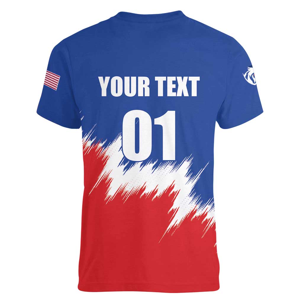 Custom USA Soccer Women V-Neck T-Shirt Always Possible Todo Es Posible - Wonder Print Shop