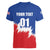 Custom USA Soccer Women V-Neck T-Shirt Always Possible Todo Es Posible - Wonder Print Shop