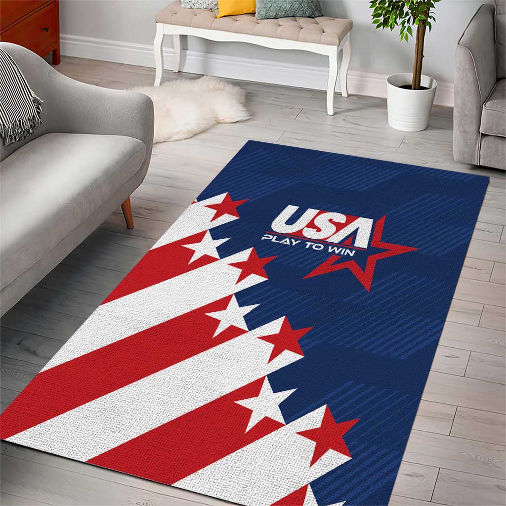 USA Soccer Area Rug Play To Win - Wonder Print Shop
