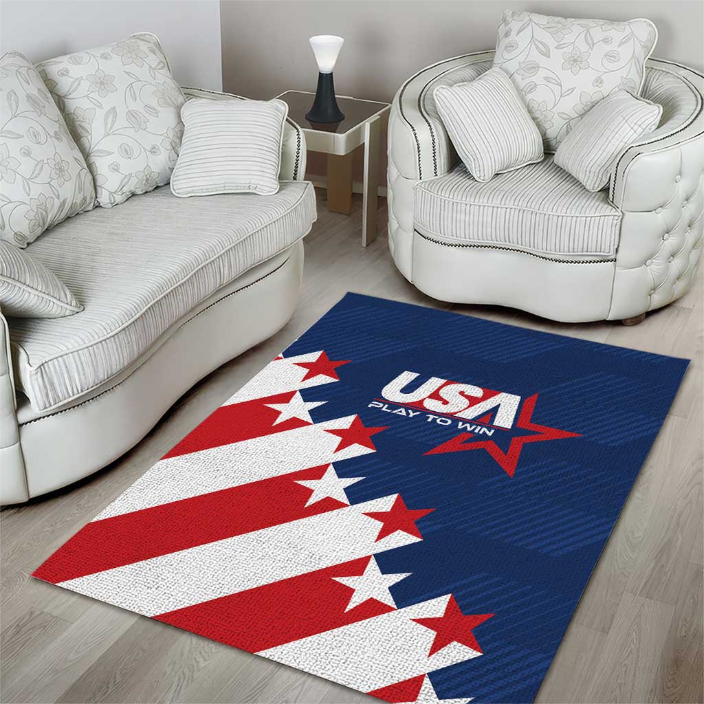 USA Soccer Area Rug Play To Win - Wonder Print Shop