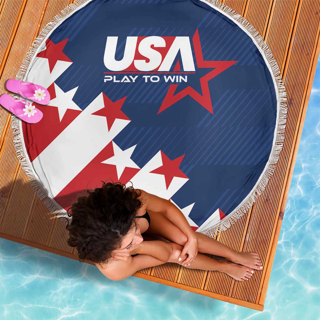 USA Soccer Beach Blanket Play To Win - Wonder Print Shop