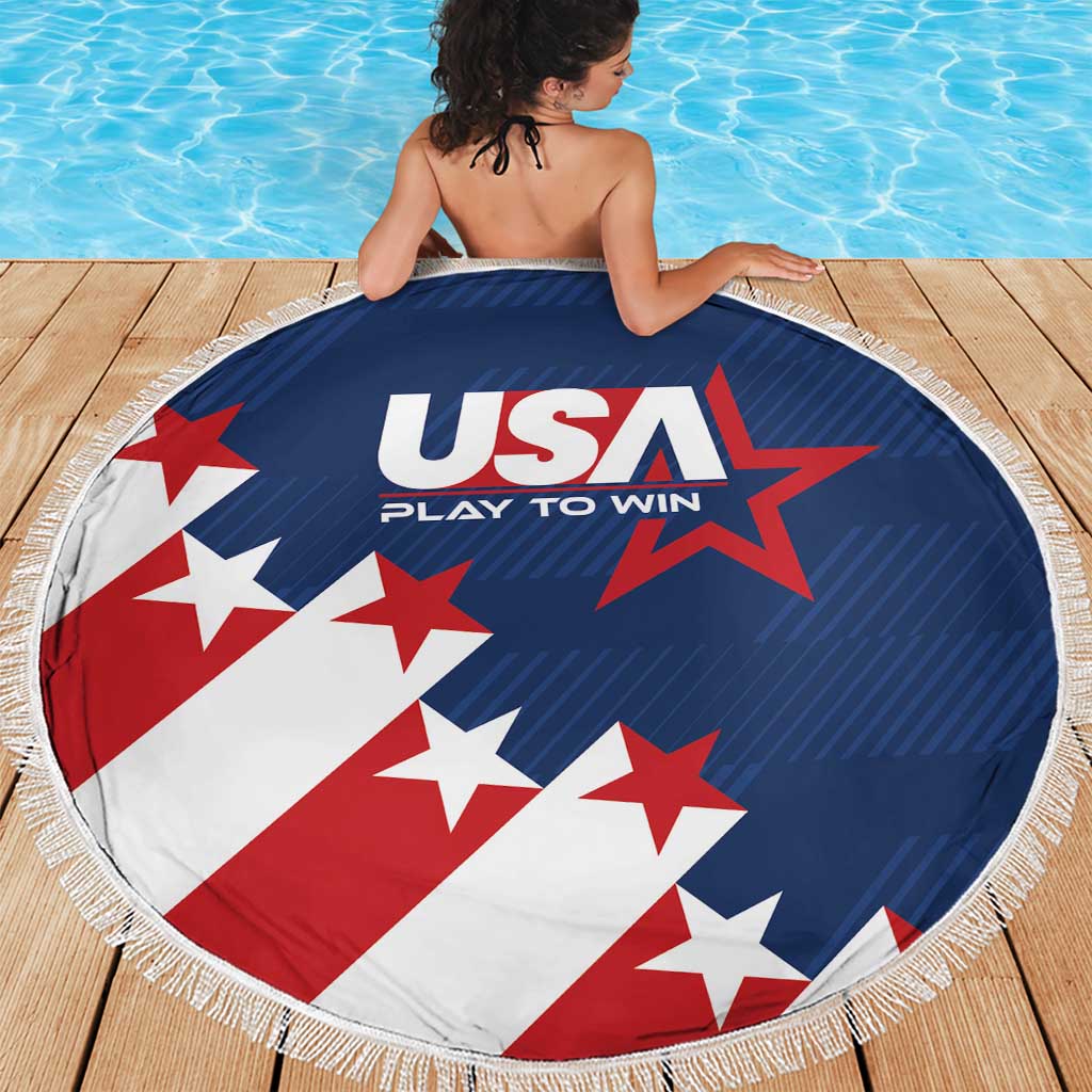 USA Soccer Beach Blanket Play To Win - Wonder Print Shop