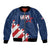 Custom USA Soccer Bomber Jacket Play To Win - Wonder Print Shop
