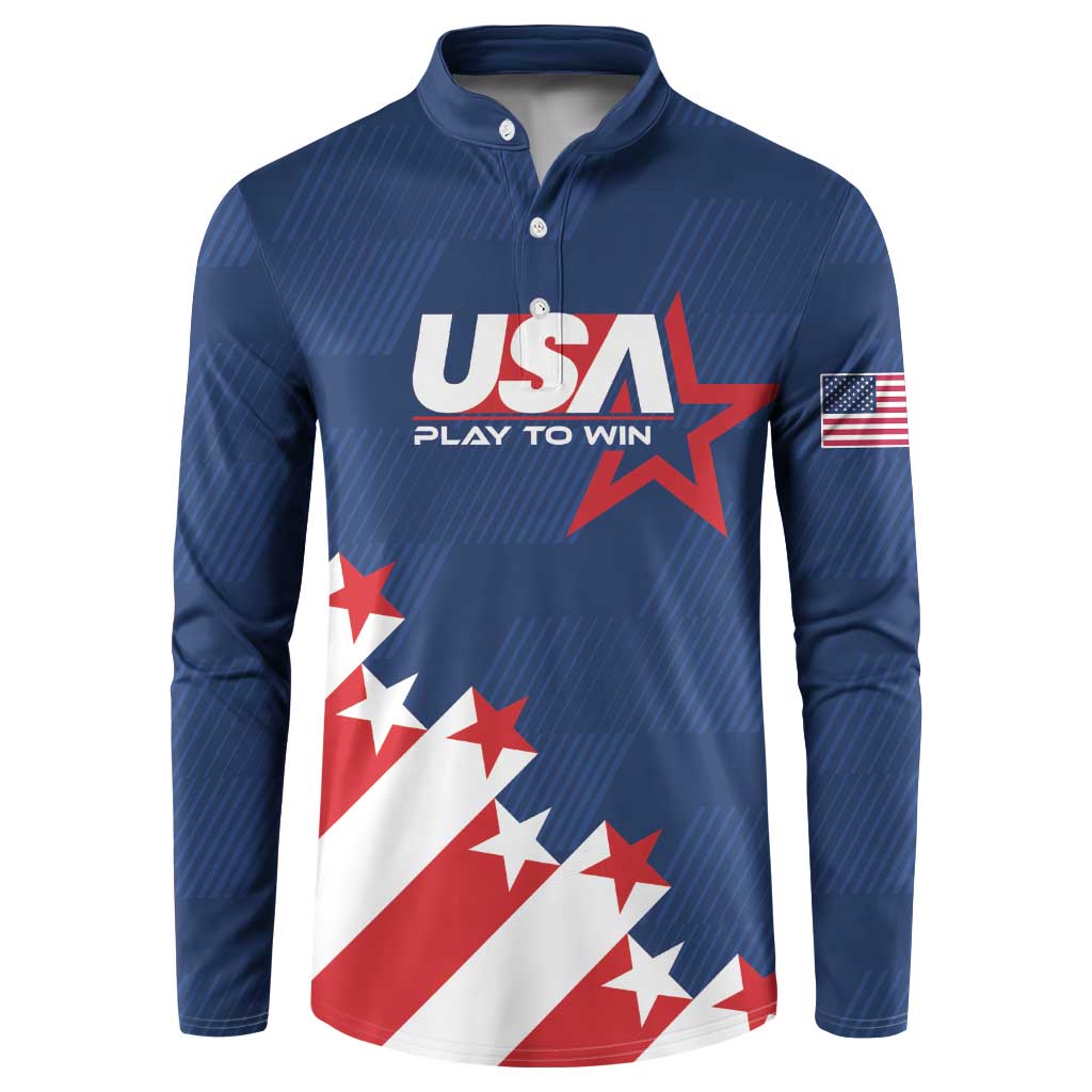 Custom USA Soccer Button Sweatshirt Play To Win - Wonder Print Shop