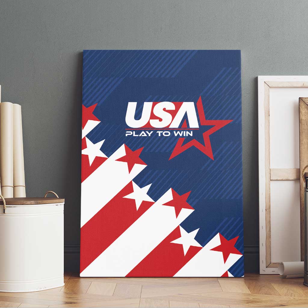 USA Soccer Canvas Wall Art Play To Win - Wonder Print Shop