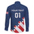 Custom USA Soccer Family Matching Long Sleeve Bodycon Dress and Hawaiian Shirt Play To Win - Wonder Print Shop