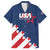 Custom USA Soccer Family Matching Short Sleeve Bodycon Dress and Hawaiian Shirt Play To Win - Wonder Print Shop