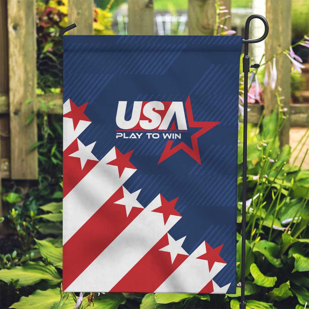 USA Soccer Garden Flag Play To Win - Wonder Print Shop
