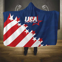 USA Soccer Hooded Blanket Play To Win
