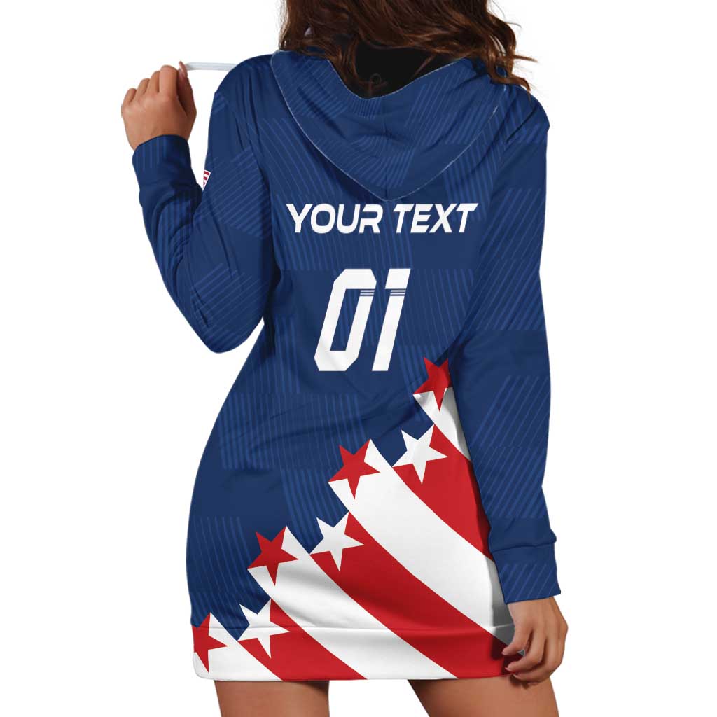 Custom USA Soccer Hoodie Dress Play To Win - Wonder Print Shop