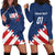 Custom USA Soccer Hoodie Dress Play To Win - Wonder Print Shop