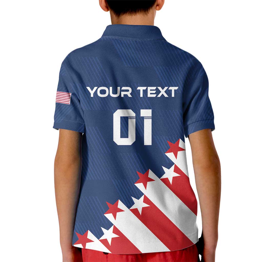 Custom USA Soccer Kid Polo Shirt Play To Win - Wonder Print Shop