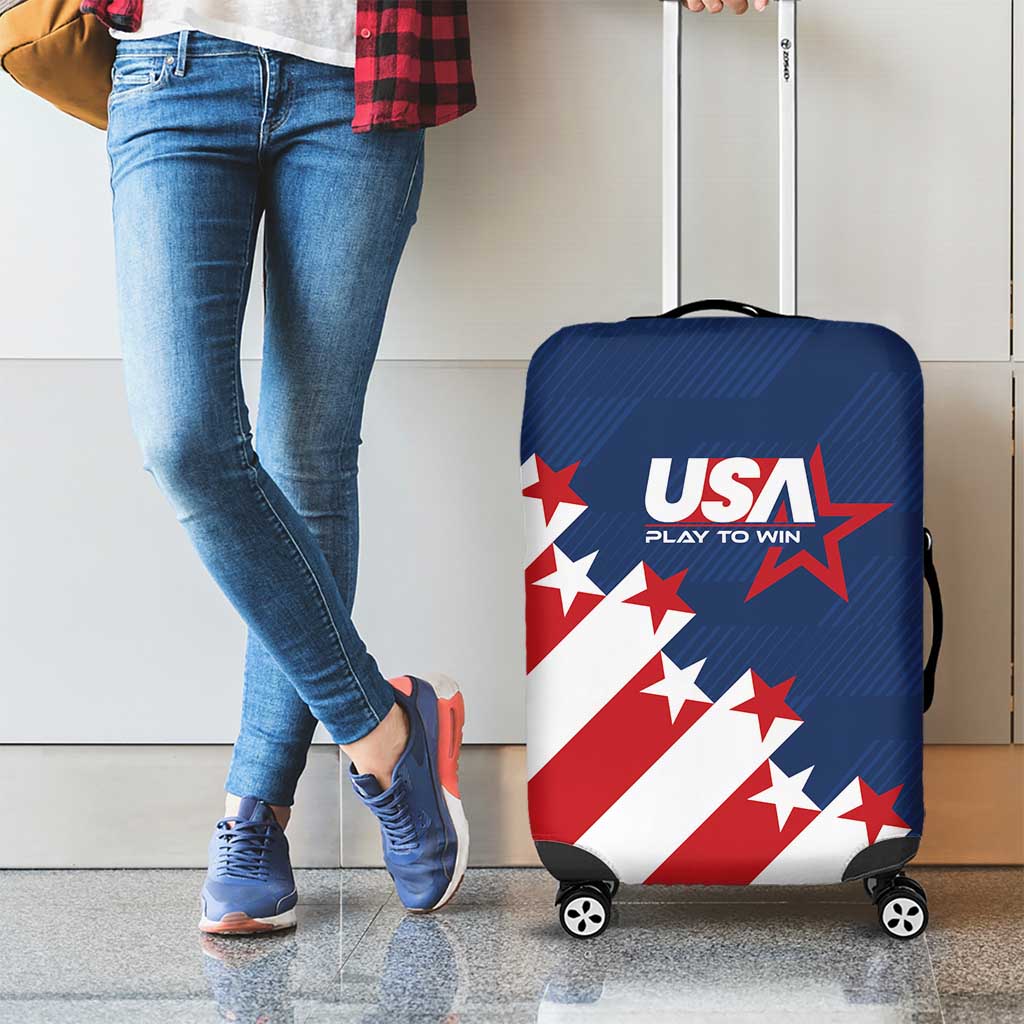 USA Soccer Luggage Cover Play To Win - Wonder Print Shop