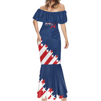 Custom USA Soccer Mermaid Dress Play To Win - Wonder Print Shop