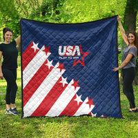 USA Soccer Quilt Play To Win - Wonder Print Shop