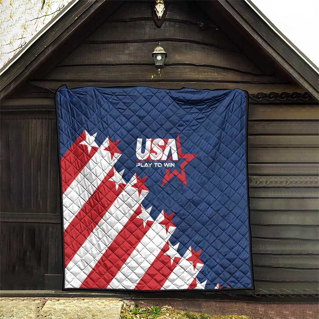 USA Soccer Quilt Play To Win - Wonder Print Shop