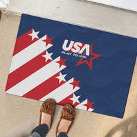 USA Soccer Rubber Doormat Play To Win - Wonder Print Shop