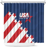 USA Soccer Shower Curtain Play To Win