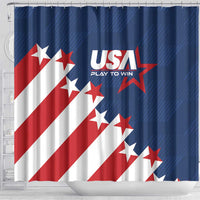 USA Soccer Shower Curtain Play To Win