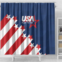USA Soccer Shower Curtain Play To Win