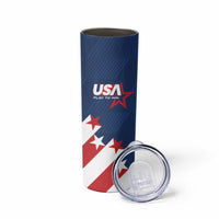 Custom USA Soccer Skinny Tumbler Play To Win - Wonder Print Shop