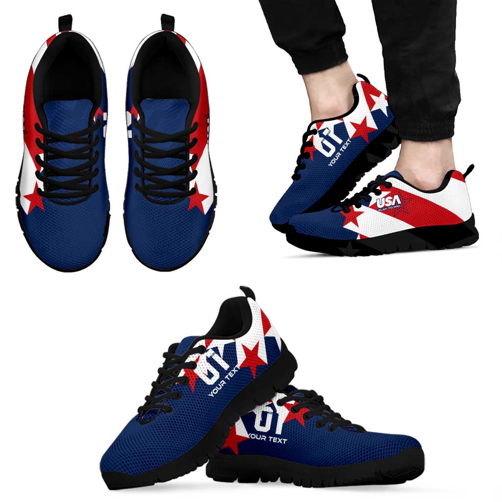 Custom USA Soccer Sneakers Play To Win - Wonder Print Shop