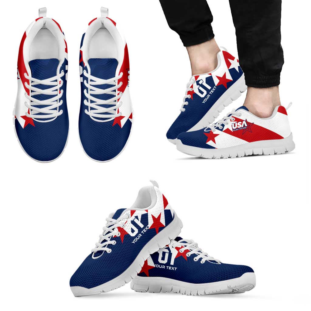 Custom USA Soccer Sneakers Play To Win - Wonder Print Shop