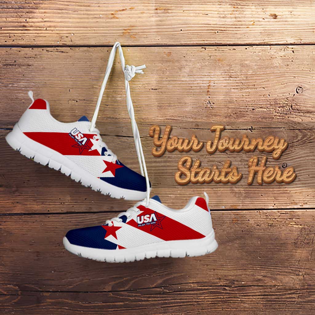 Custom USA Soccer Sneakers Play To Win - Wonder Print Shop
