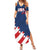 Custom USA Soccer Summer Maxi Dress Play To Win - Wonder Print Shop
