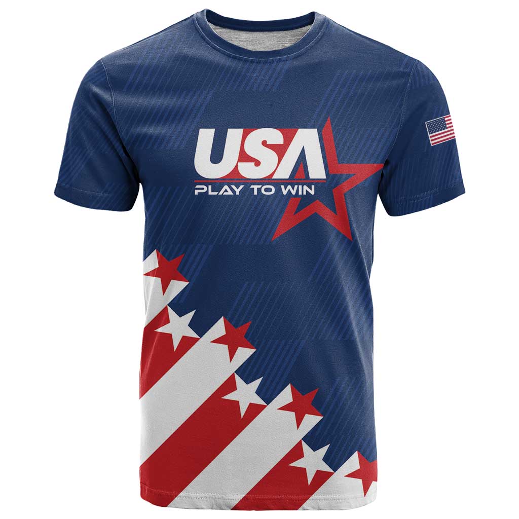 Custom USA Soccer T Shirt Play To Win - Wonder Print Shop